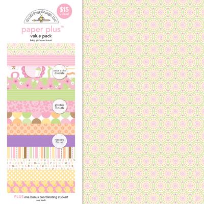 Doodlebug Paper Plus Pack Designpapier - Baby Girl